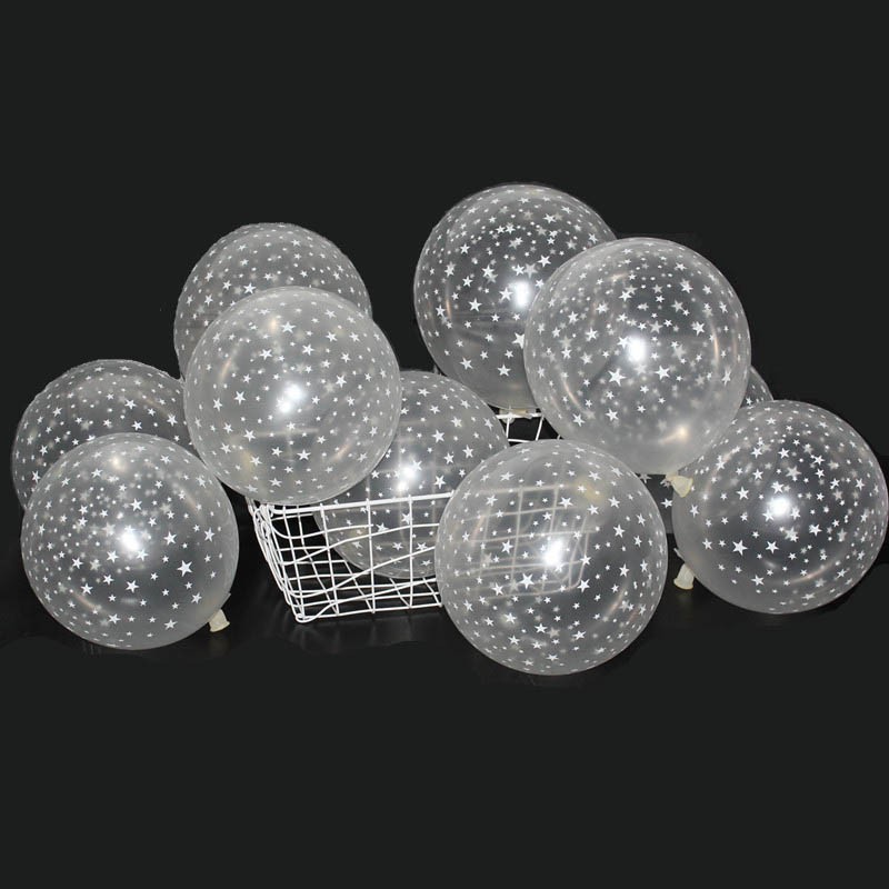 Bộ 20 Bong Bóng Trong Suốt 12 Inch Dùng Để Trang Trí Tiệc Cưới / Sinh Nhật