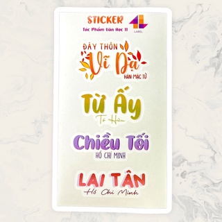 Sticker Văn Học 11 ( Cả Năm )