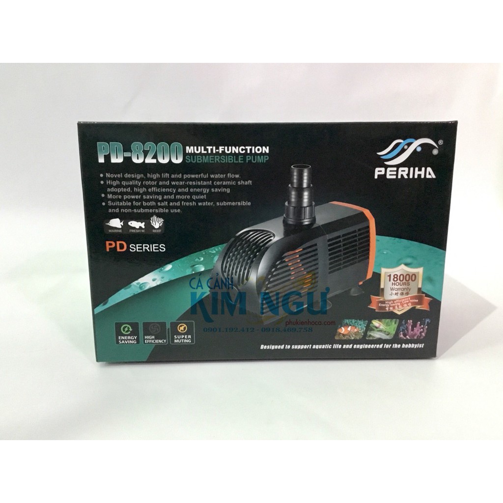 PERIHA PD 8200 (65W) Máy Bơm Lọc Nước Hồ Cá