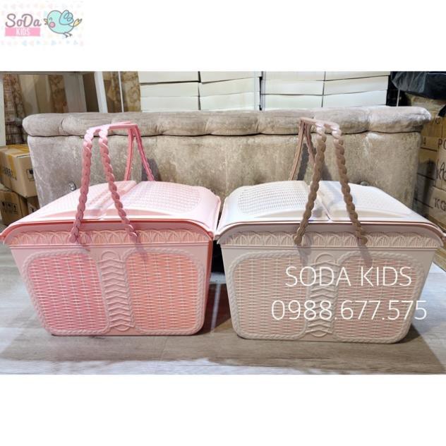 XẢ KHO GIỎ NHỰA ĐỰNG ĐỒ ĐI SINH