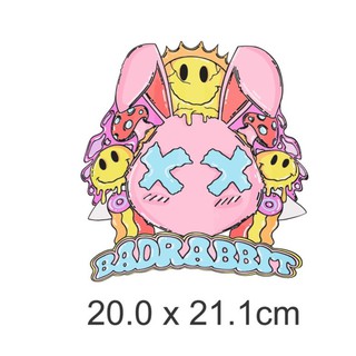 Hình ủi nhiệt - hình thỏ ma quái hình ủi áo phông thời trang