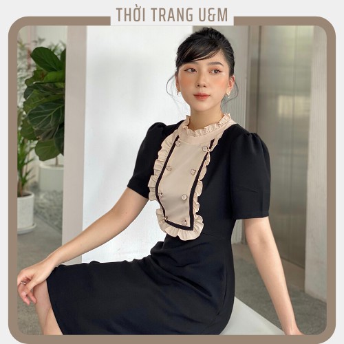 Đầm Cổ Bèo Thiết Kế Điệu Đà Cho Bạn Gái Đủ Size 40kg-80kg