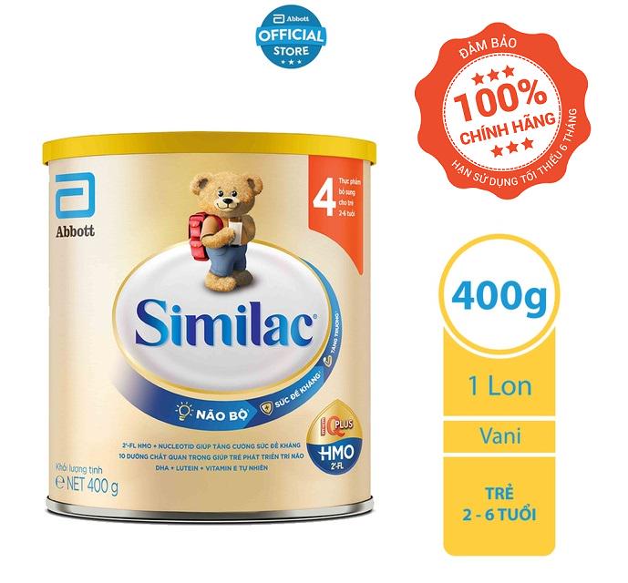 Sữa bột Similac Eye-Q 4 400g HMO Gold Label