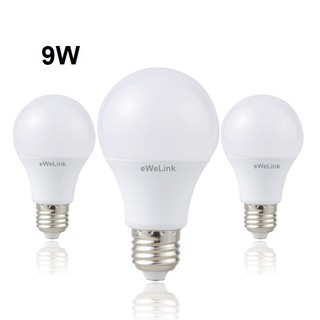 Bộ 3 bóng đèn led trơn ánh sáng trắng ewelink công suất 9w