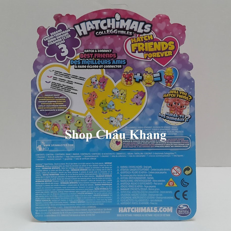 Bộ 4 Trứng Mini Hatchimals S3 6041341