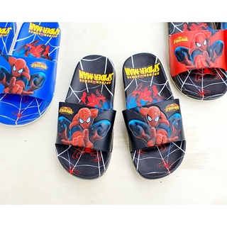 Dép lê, dép quai ngang cao su cho bé trai hình siêu nhân nhện