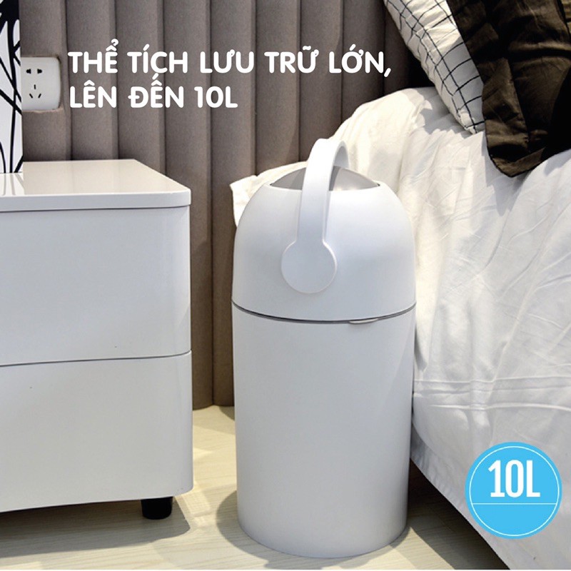 THÙNG RÁC XỬ LÝ TÃ BỈM CHÍNH HÃNG 10 LÍT