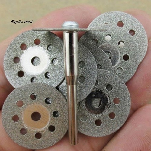 Bộ 12 phụ kiện trục máy tiện kèm lưỡi cưa hình tròn dùng cắt đĩa tiện dụng