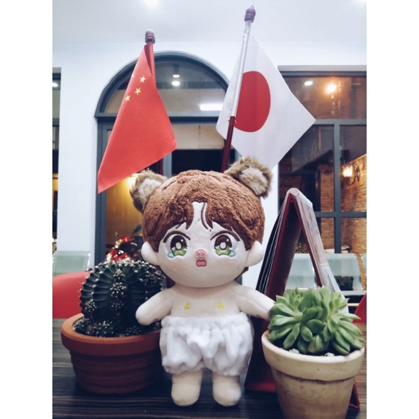 Quần chip bông cho doll 20cm rộng thùng thình