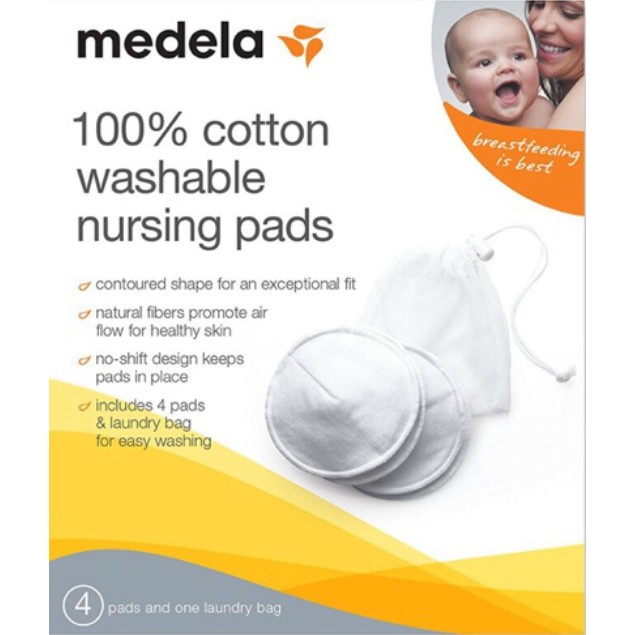 Thấm sữa | Medela giặt được 4 chiếc / dùng 1 lần 30 chiếc
