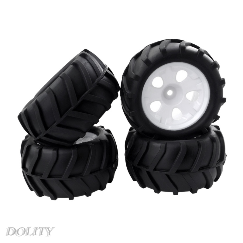 [DOLITY]1/16 Scale RC Truck Buggy 85mm Rubber Tire Tyres for High Speed HSP HPI Accs