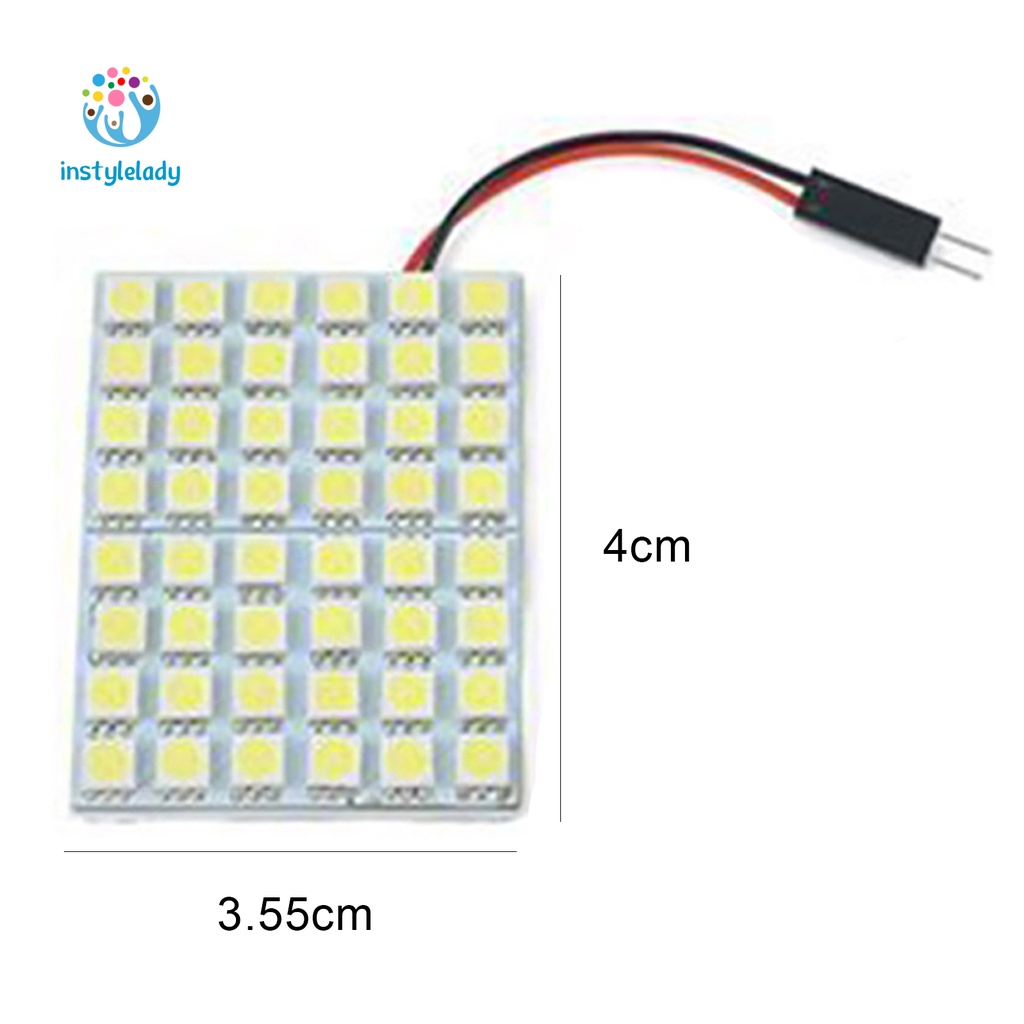 Bảng đèn LED SMD 48leds T10 4W 12V ánh sáng trắng cao cấp cho xe ô tô
