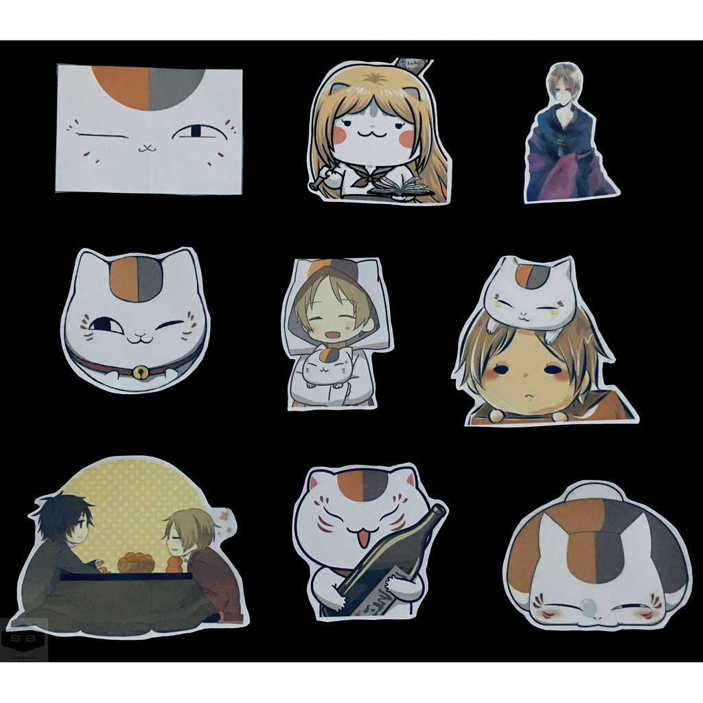 Bộ hình dán - sticker anime Natsume's Book of Friends - Natsume Yuujinchou - Hữu nhân sổ