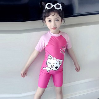 Đồ bơi liền thân cho bé gái dễ thương (có size lớn)