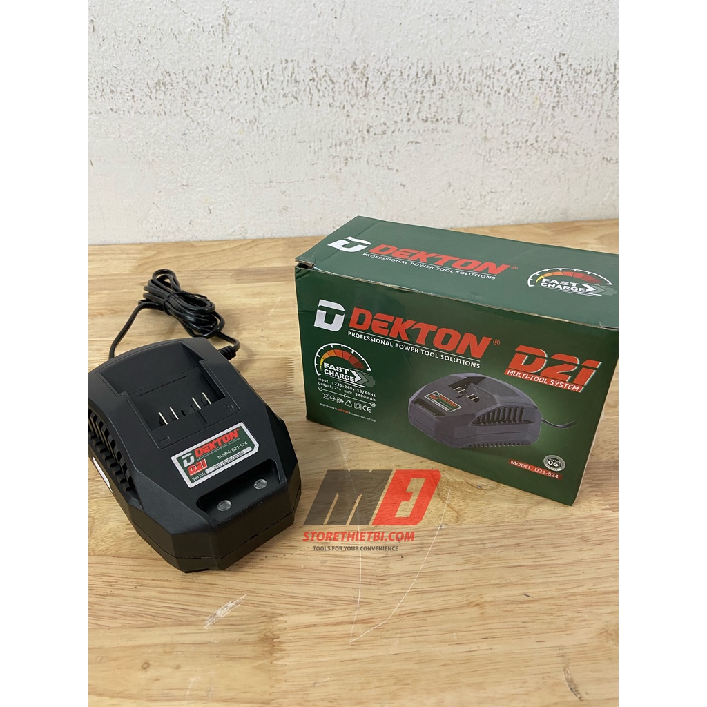 D21-S24 Sạc 21V Dekton thế hệ D21