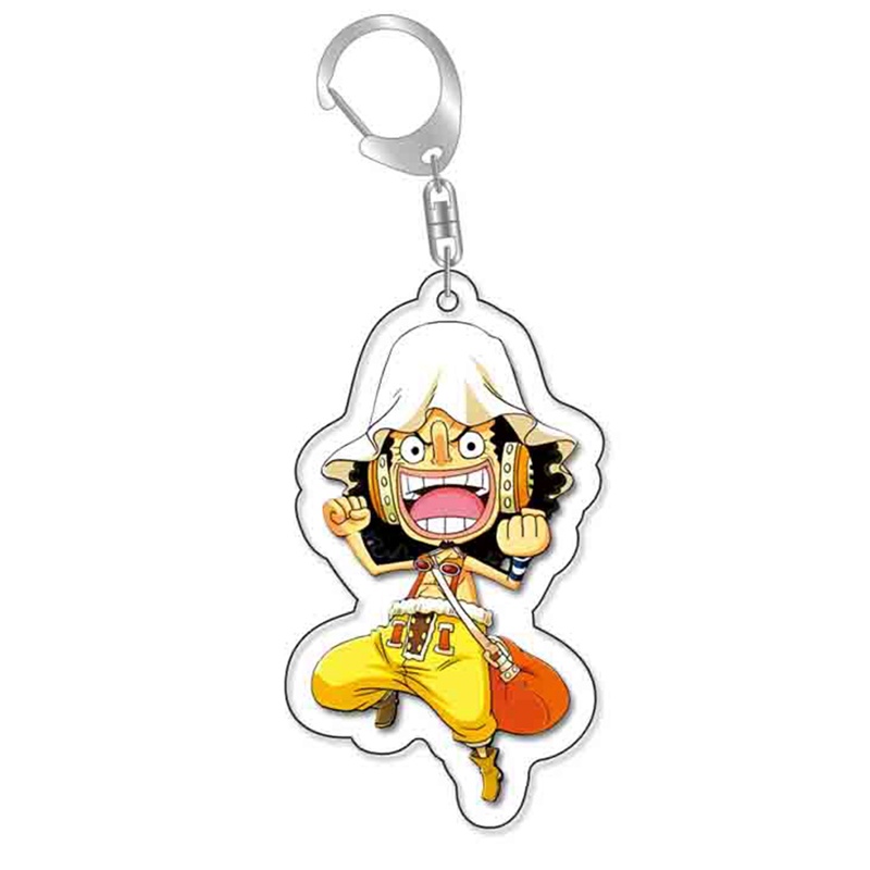 Móc Khóa Hình Nhân Vật Luffy Zoro Sanji Hoạt Hình One Piece