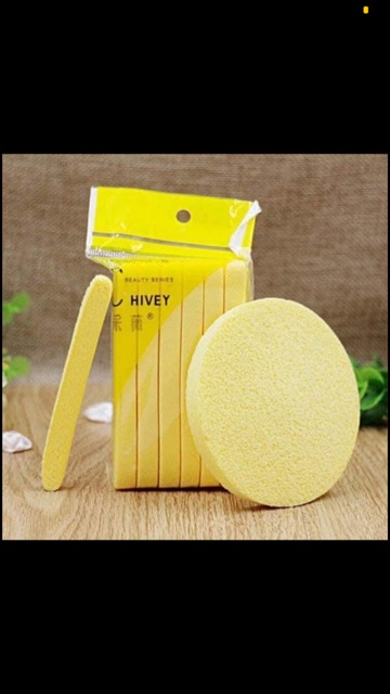 Mút rửa mặt bọt biển gói 12 Miếng làm sạch da ,mềm mại thoải mái ,tiện lợi dễ dàng sử dụng mọi nơi