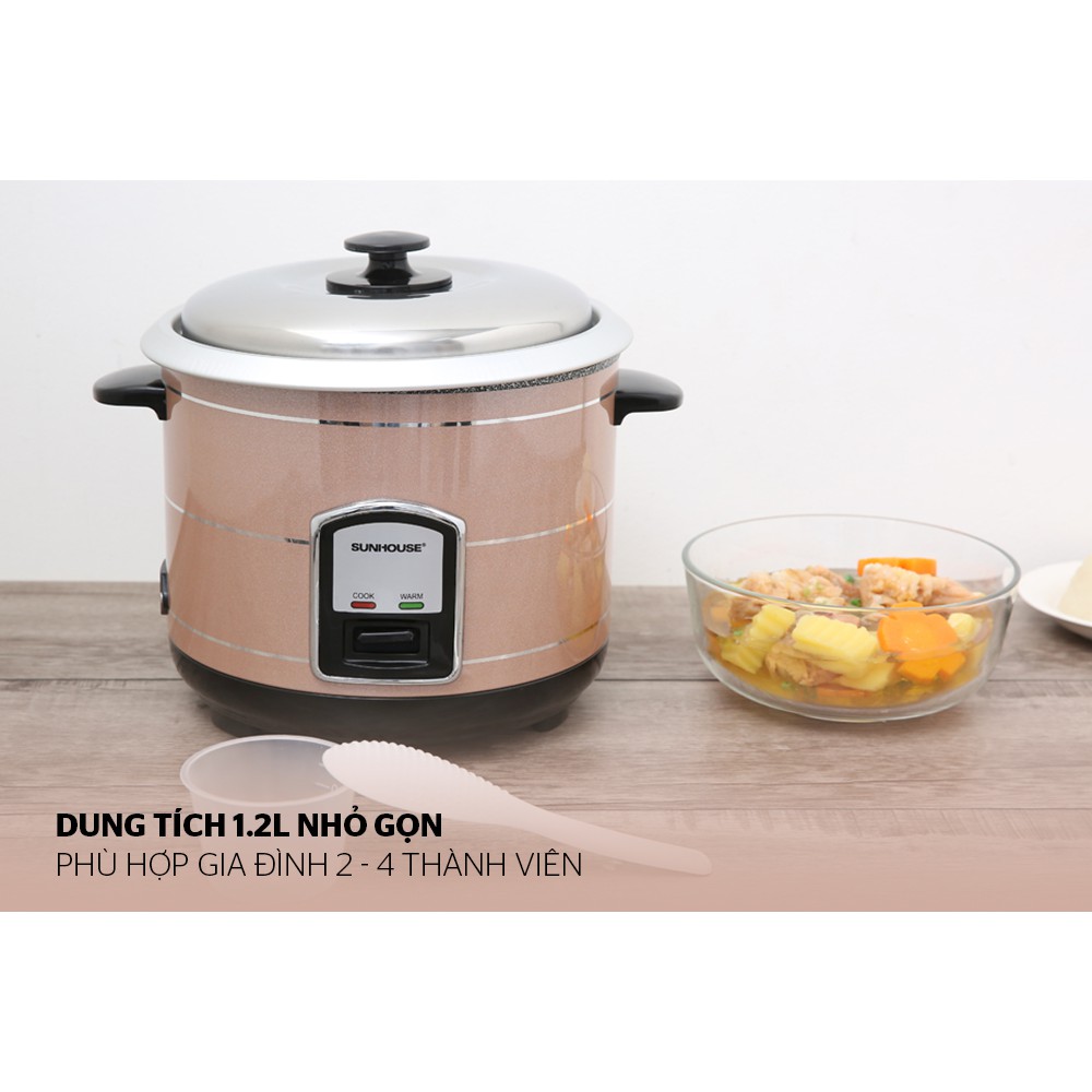 Nồi cơm nắp rời Sunhouse 1.2 lít SHD8105 | BigBuy360 - bigbuy360.vn