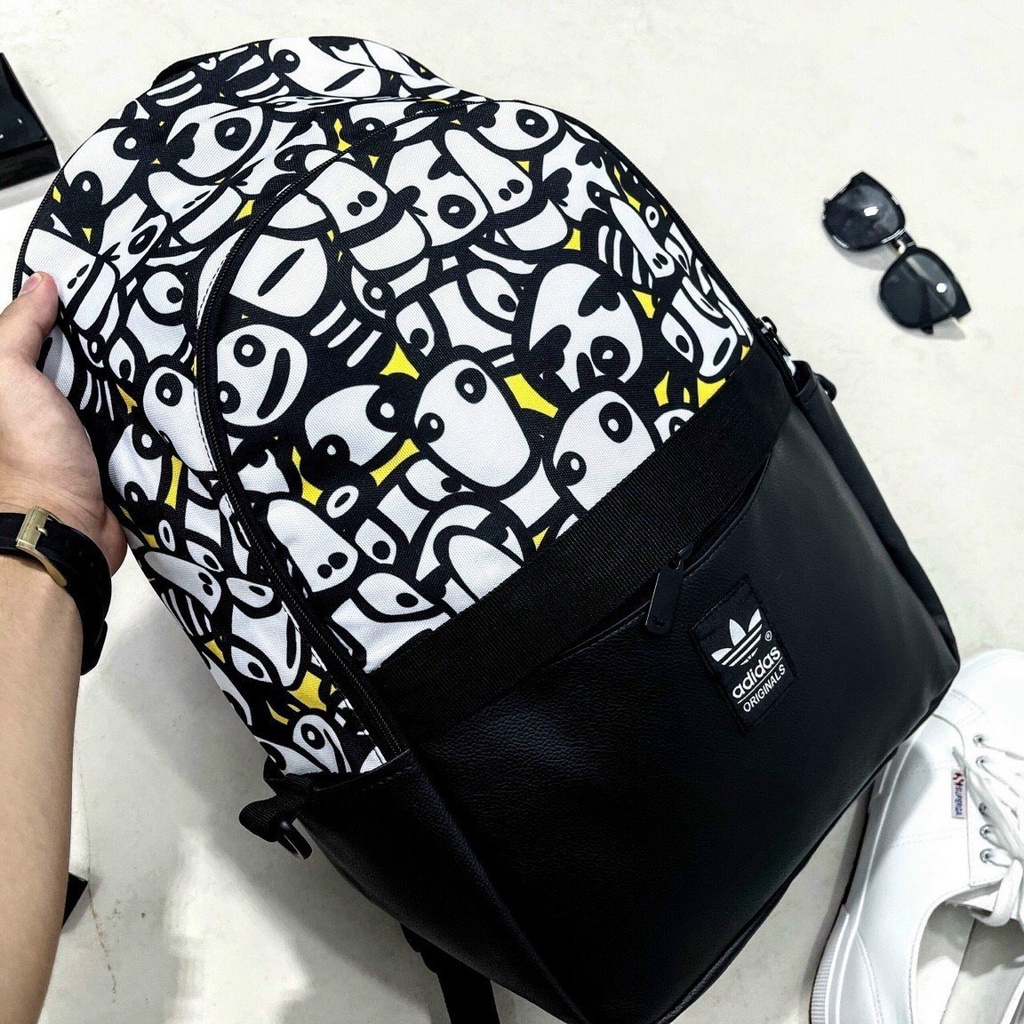 Balo Adi.das Original Clover chất vải polyester và đáy phủ pu chống nước cực tốt có ngăn riêng laptop15.6inch