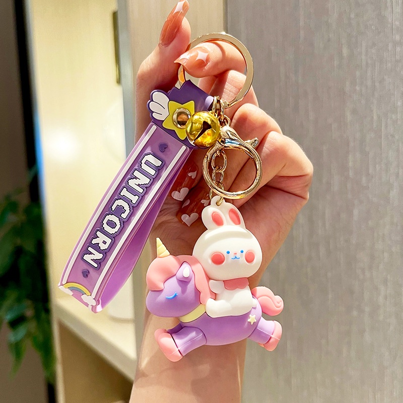 Mới Móc Khóa Hình Thỏ Sáng Tạo Dễ Phối Đồ