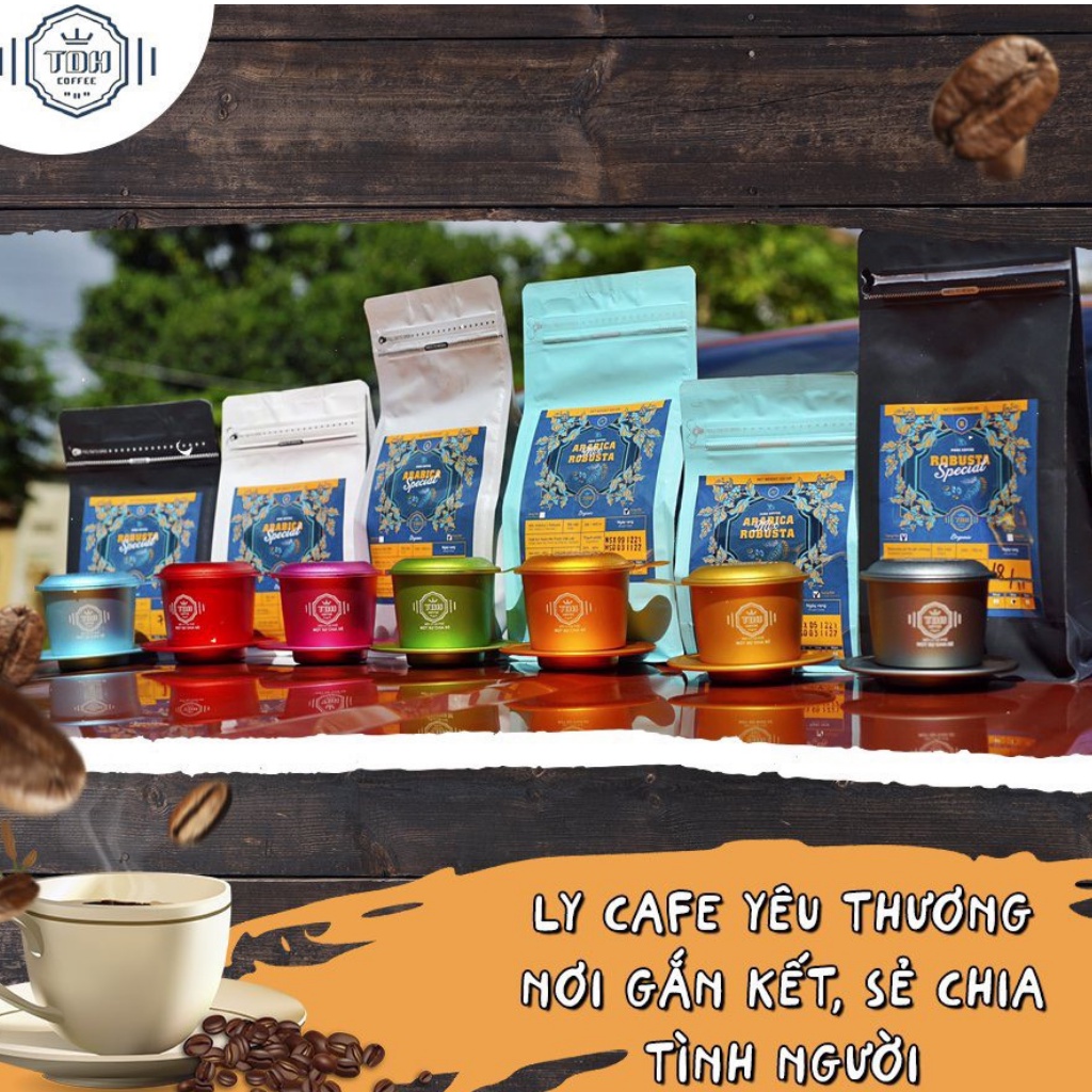 Cà Phê Nguyên Chất Blend 80% Robusta 20% Arabica,Cà Phê Rang Xay, Giảm Cân Không Chất Bảo Quản- TDH03 | BigBuy360 - bigbuy360.vn