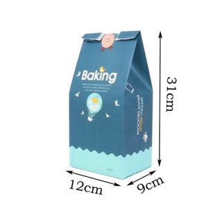 10 túi đựng bánh mì hoa cúc size bé hình baking