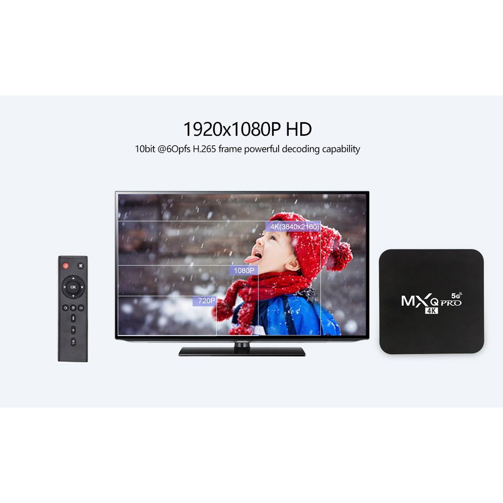 MXQ Pro 4k Android 10.1 TV Box RK3229 2G16G 4G32G HD 3D 2.4G WiFi Google Play Youtub Media Player Set Top Box