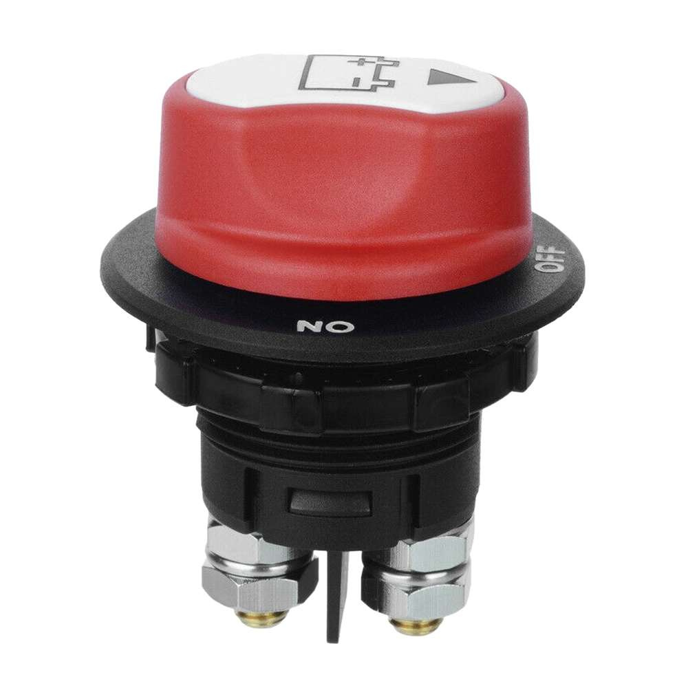 Lesonss 12V-24V 50A/100A High Current Switch Car Auto RV Marine Boat Battery Selector Isolator Disconnect Rotary Switch Cut