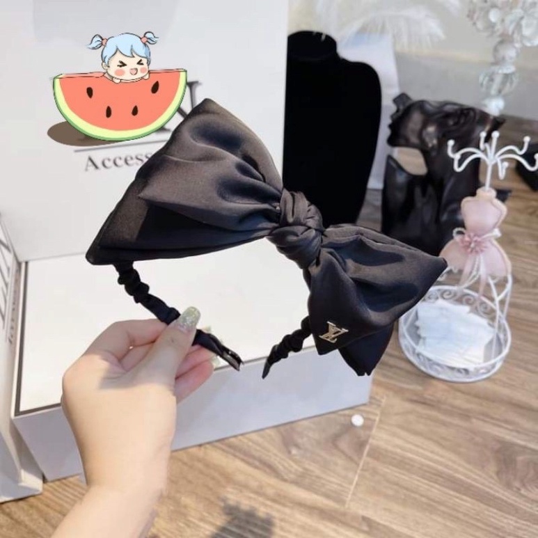 Bơm LV siêu hót trend.vip 10 mẫu bơm băng đô,Cài tóc nơ xinh, bơm vải hót ,hàng vip xinh sang chảnh vip