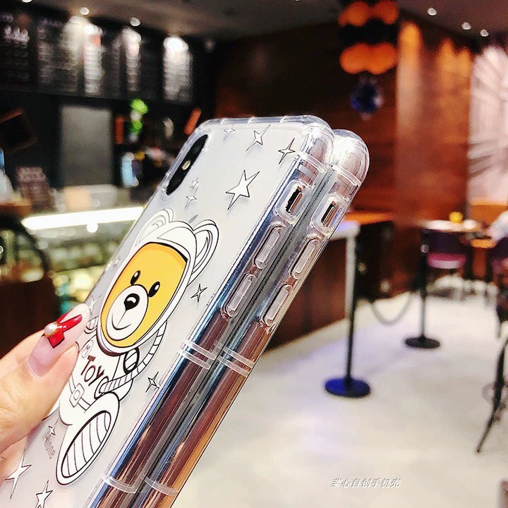 Ốp lưng iph one trong suốt Toy cho iph one 6 s plus 7 8 plus Xr X s max 11 11 pro max 12 mini 12 pro max se2