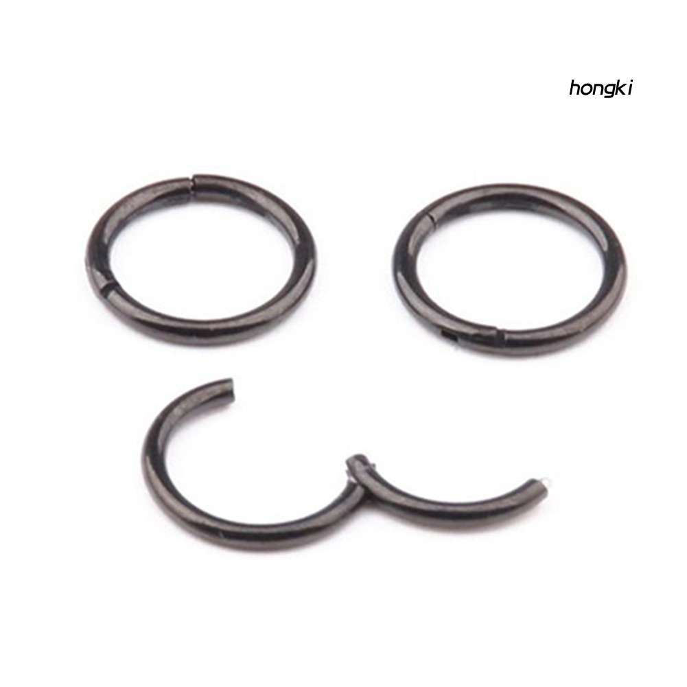 (Hàng Mới Về) 1 Khuyên Mũi Bằng Thép Không Gỉ 16g 14g