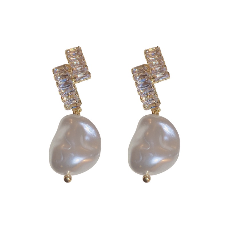 Bông Tai Đính Ngọc Trai Thời Trang Dành Cho Nữ