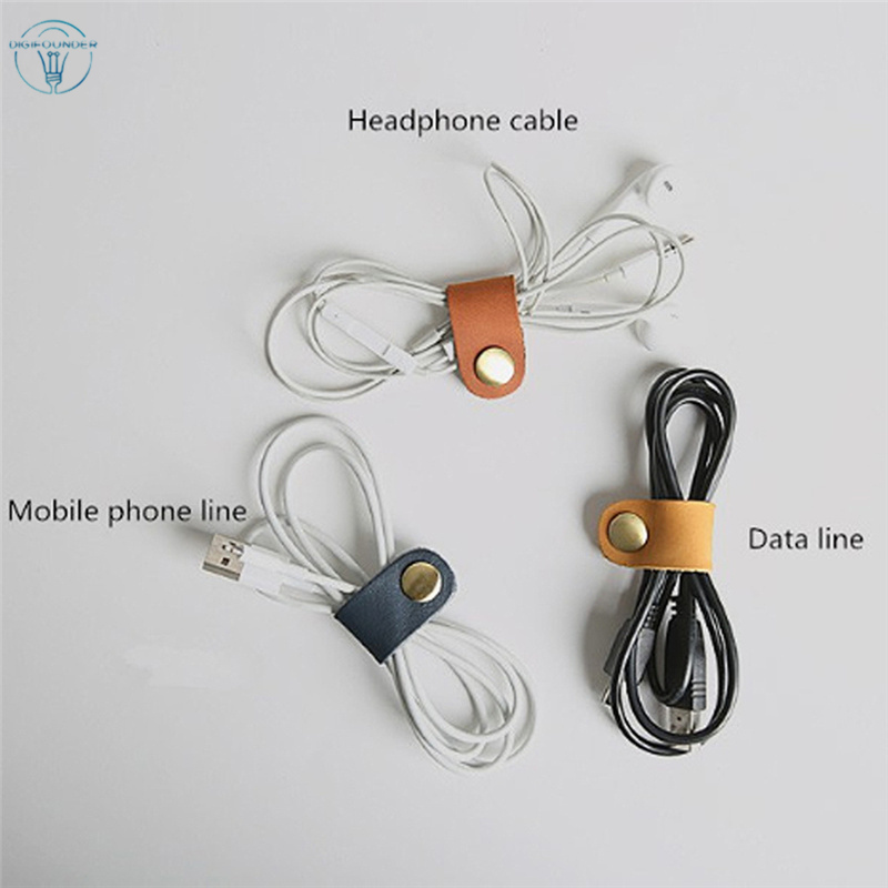 Dụng cụ cố định dây cáp đa chức năng bằng da
