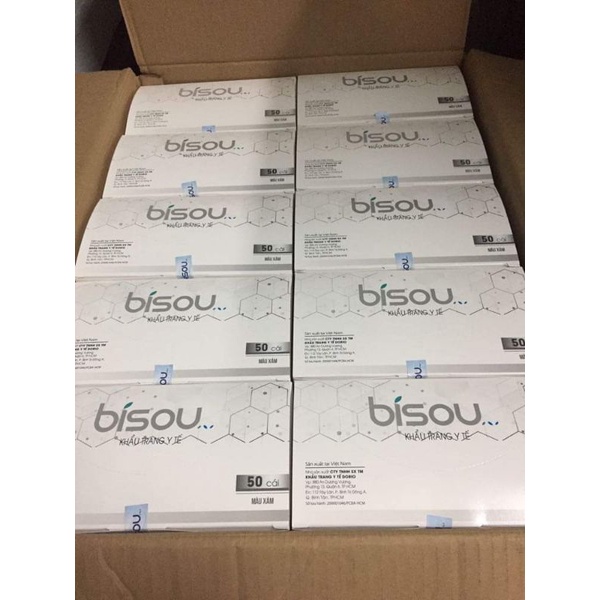 Khẩu trang y tế 4 lớp hộp 50 cái