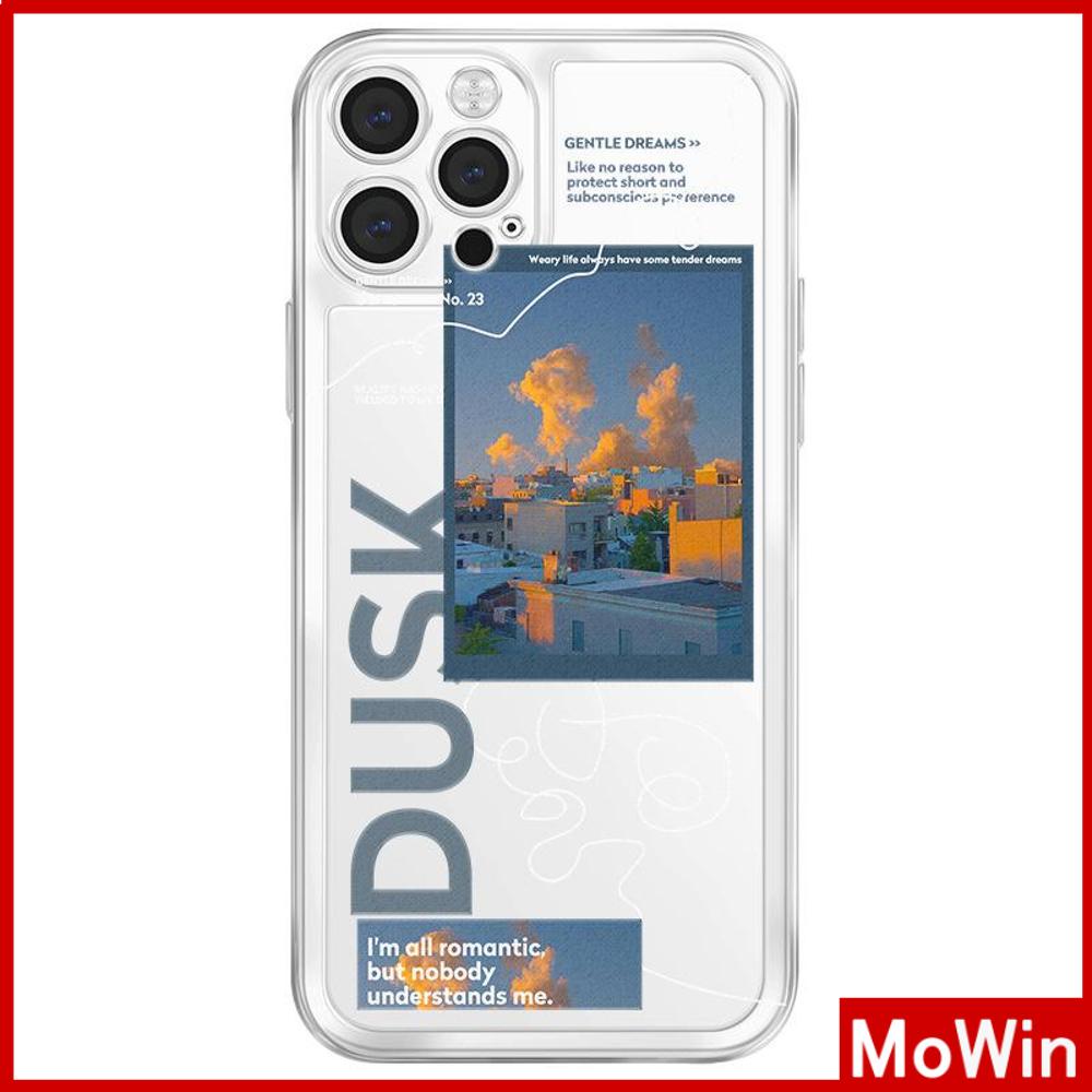 Ốp Điện Thoại Silicon Mềm Trong Suốt Viền Vuông Bảo Vệ Camera Chống Sốc Cho iPhone 13 Pro Max 12 Pro Max 11 7Plus