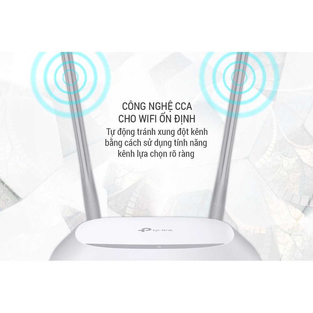 Bộ phát wifi Tplink 840N 2 râu (chính hãng) _Hàng chính hãng đổi mới trong thời gian bảo hành 24 tháng