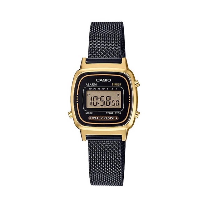 Đồng hồ nữ Casio LA670WEMB-1 dây thép không gỉ, chống nước, hàng chính hãng