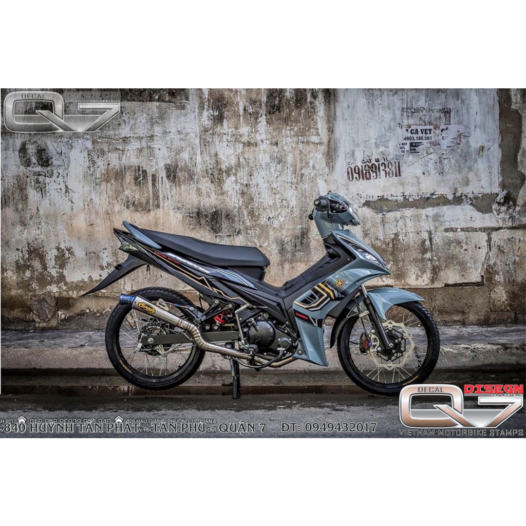 TEM RỜI EXCITER 2010 XANH ĐEN