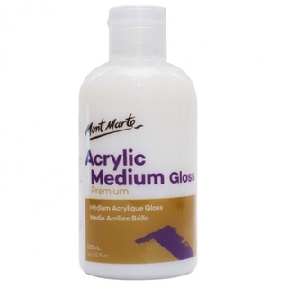 Phủ bóng Gloss Mont marte - Dung dịch pha màu Acrylic