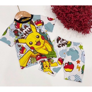 Đồ bộ bé gái 3D thun lạnh loại 1 cực iu 10-45 ký