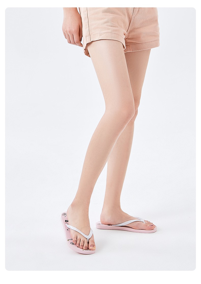 Giày Sandal Đi Biển In Họa Tiết Màu Sắc Tương Phản Dễ Thương Xinh Xắn Bánr2021