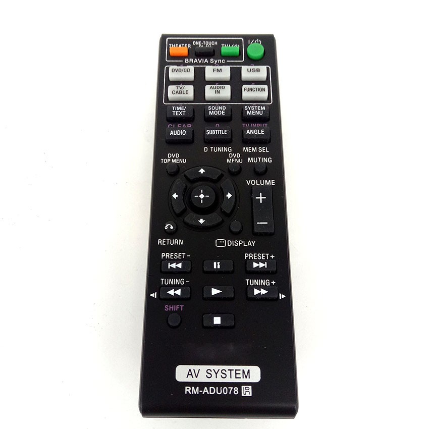 Điều Khiển Từ Xa RM-ADU078 Cho Tv SONY DAV-TZ230 DAV-TZ510 DAV-TZ630 DAV-TZ710 HBD-TZ135 HBD-TZ530