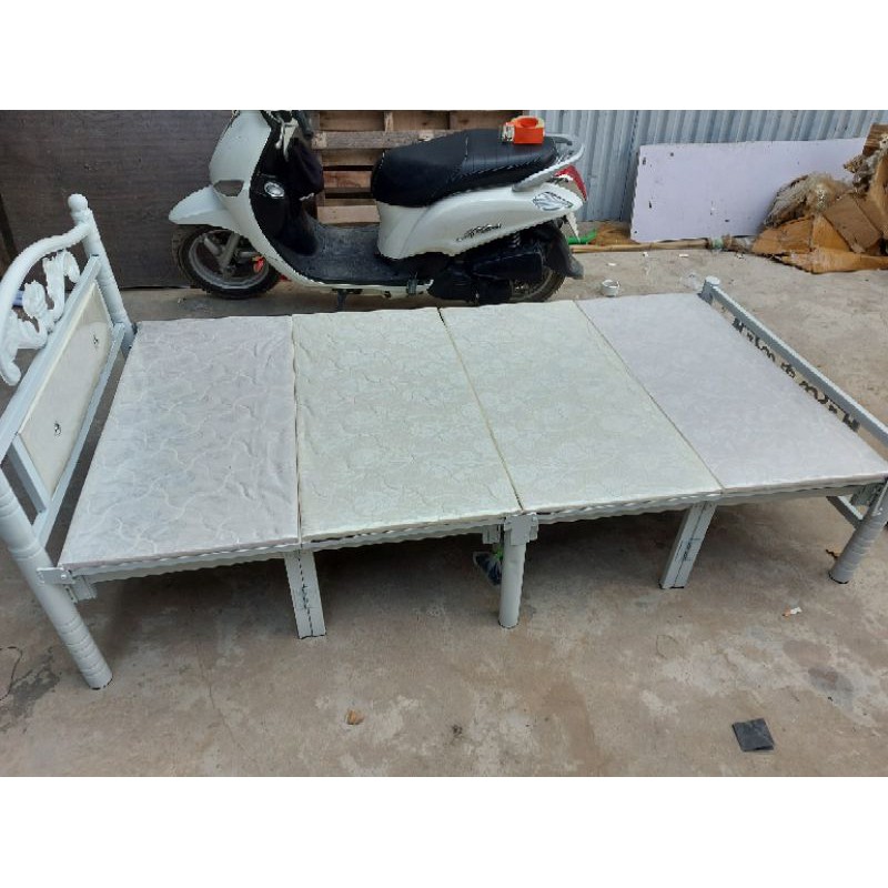 RE0674 Giường sắt gấp gọn 100x195cm - Giường xếp sắt | BigBuy360 - bigbuy360.vn