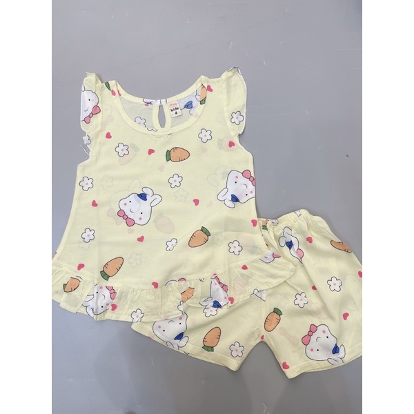[0-3 tuổi] B4325 Bộ lanh bé gái từ 8-14kg