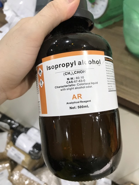 Chất Isopropyl alcohol IPA 2-propanol 99.7% C3H8O chai 500ml Xilong CAS 67-63-0