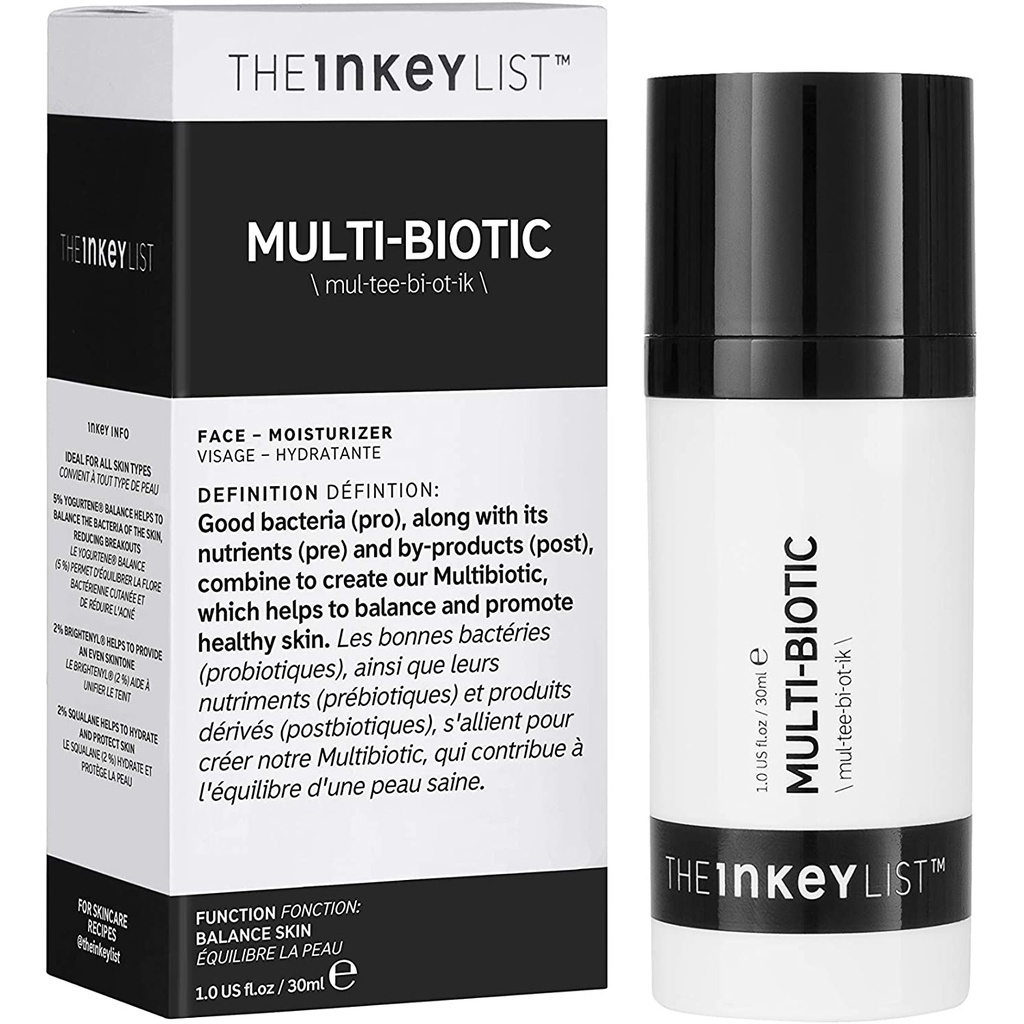Kem dưỡng ẩm The INKEY List Multi-Biotic Balancing Moisturizer  cân bằng sinh học da
