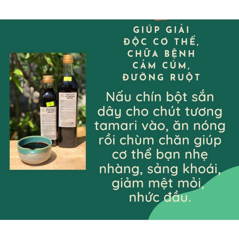 Tương tamari hơn 3 năm không đường không chất bảo quản- Thực dưỡng Ánh Minh