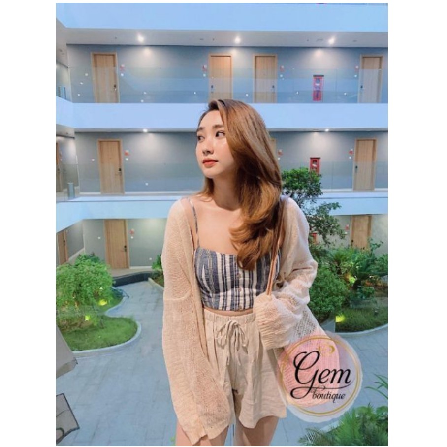 Áo cardigan dệt kim tay dài dáng rộng phong cách retro, Áo khoác len nữ Sota Shop | BigBuy360 - bigbuy360.vn