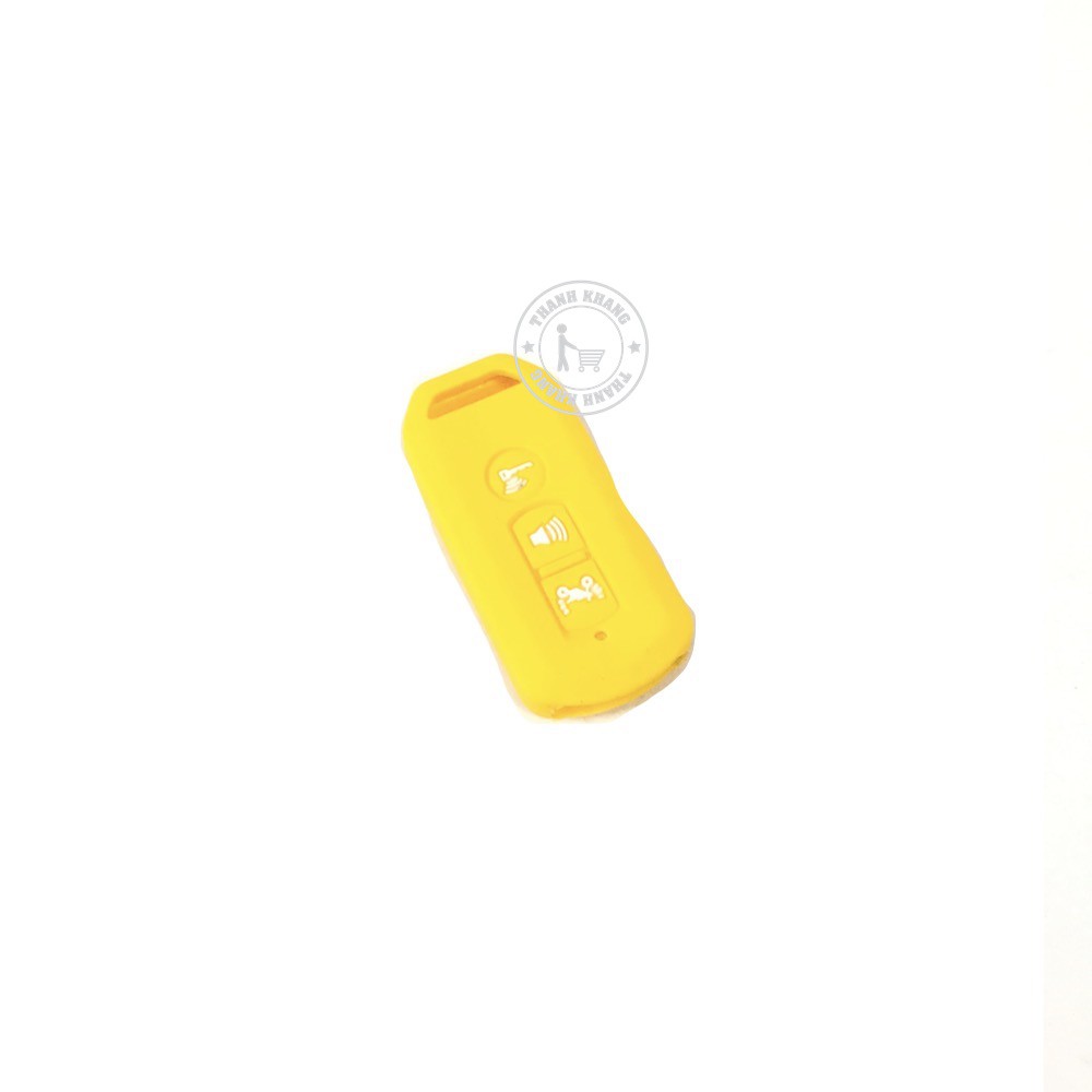 Bao da silicon smartkey 3 nút cho xe máy honda màu vàng thanh khang 006001469