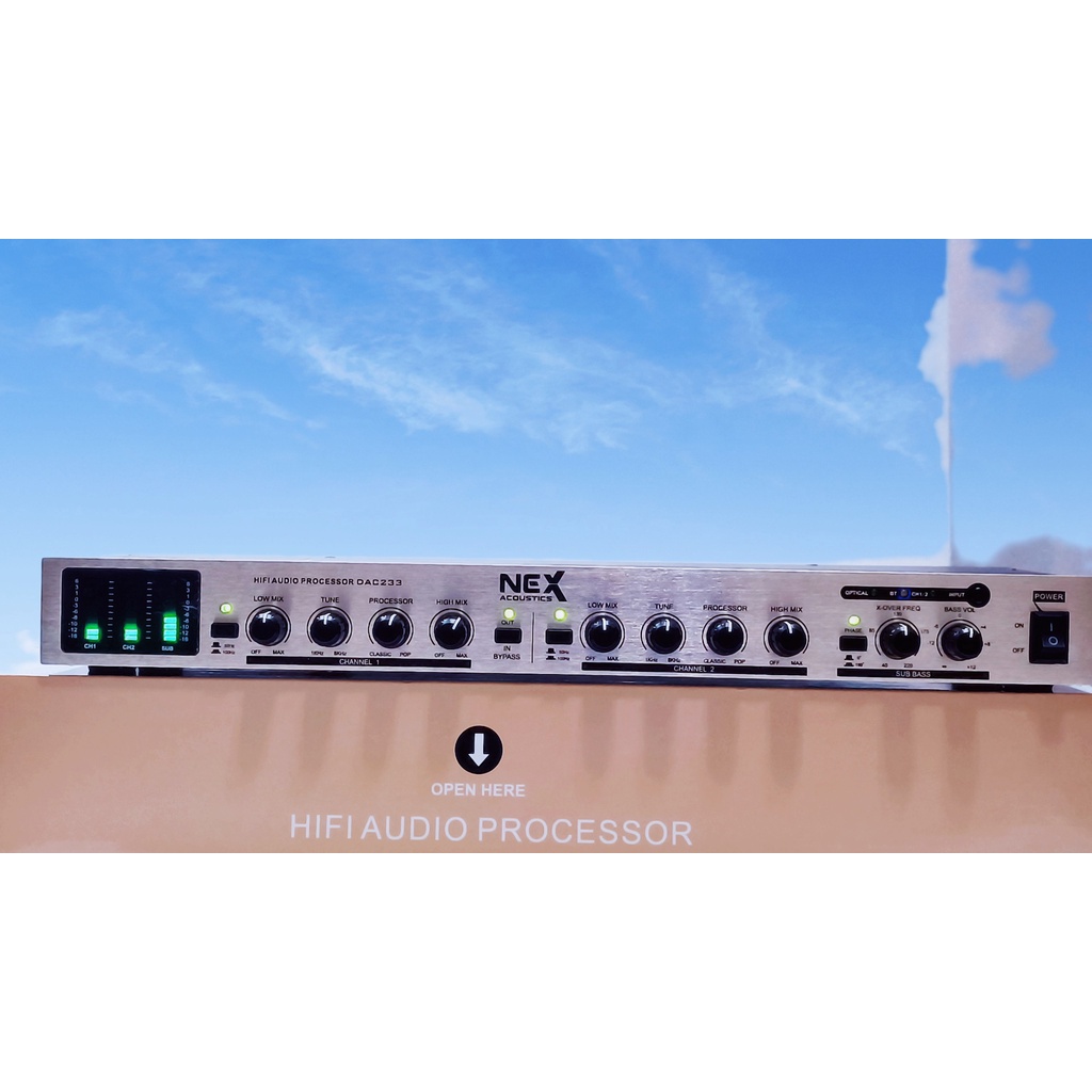 Nâng tiếng Nex Acoustic DAC 233 chính hảng tích hợp Blutooth và cổng quang , aux